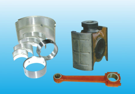 連桿、十字頭、軸瓦